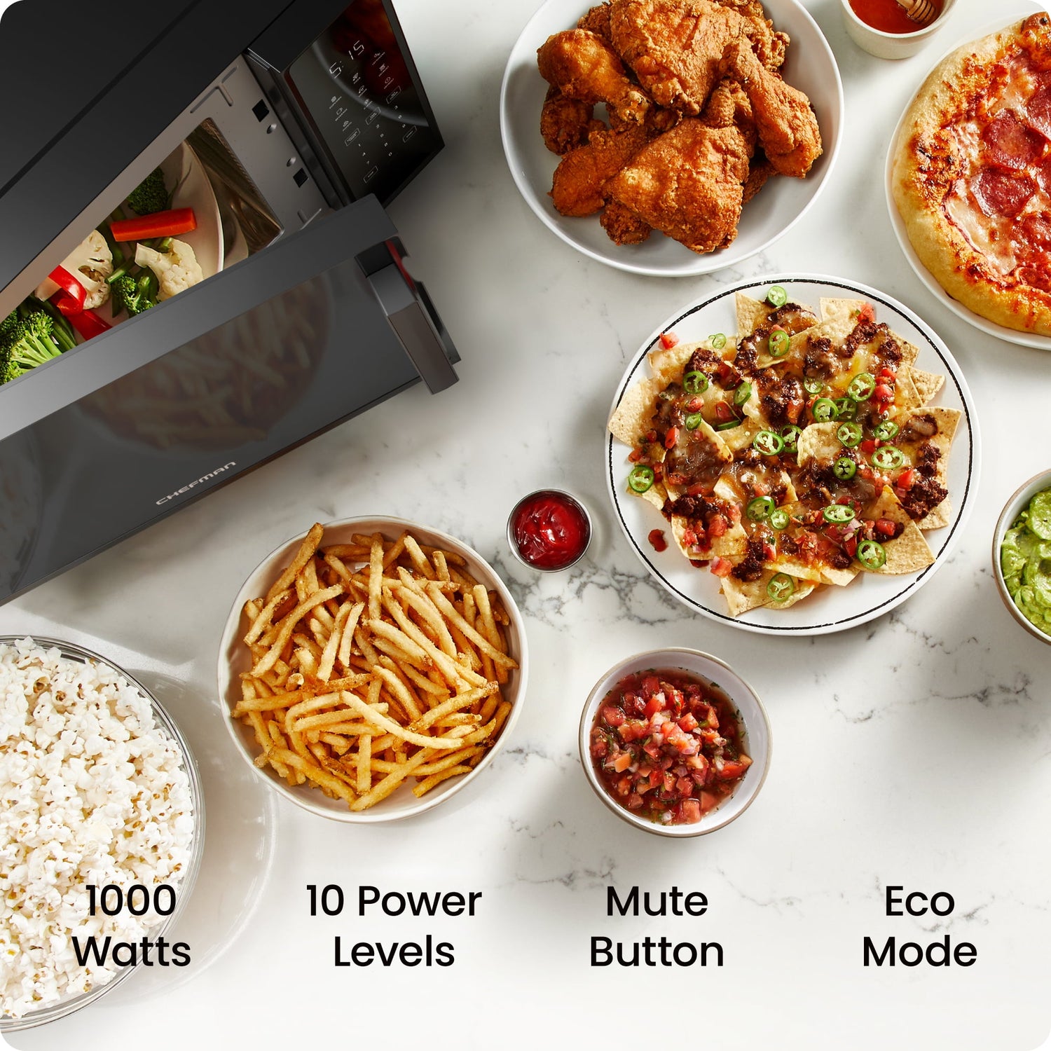 Chefman Chefman Countertop Microwave Oven 1.1 Cu Ft