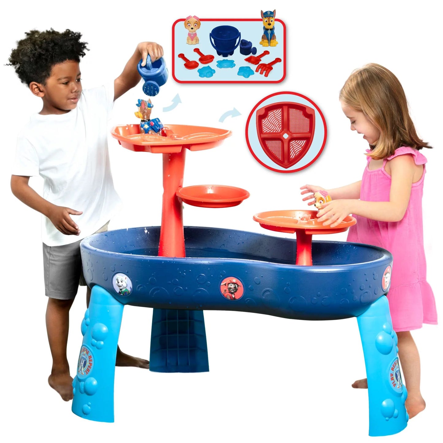 Outdoor Paw Patrol Water Table, 40-Inch Saucer Swing