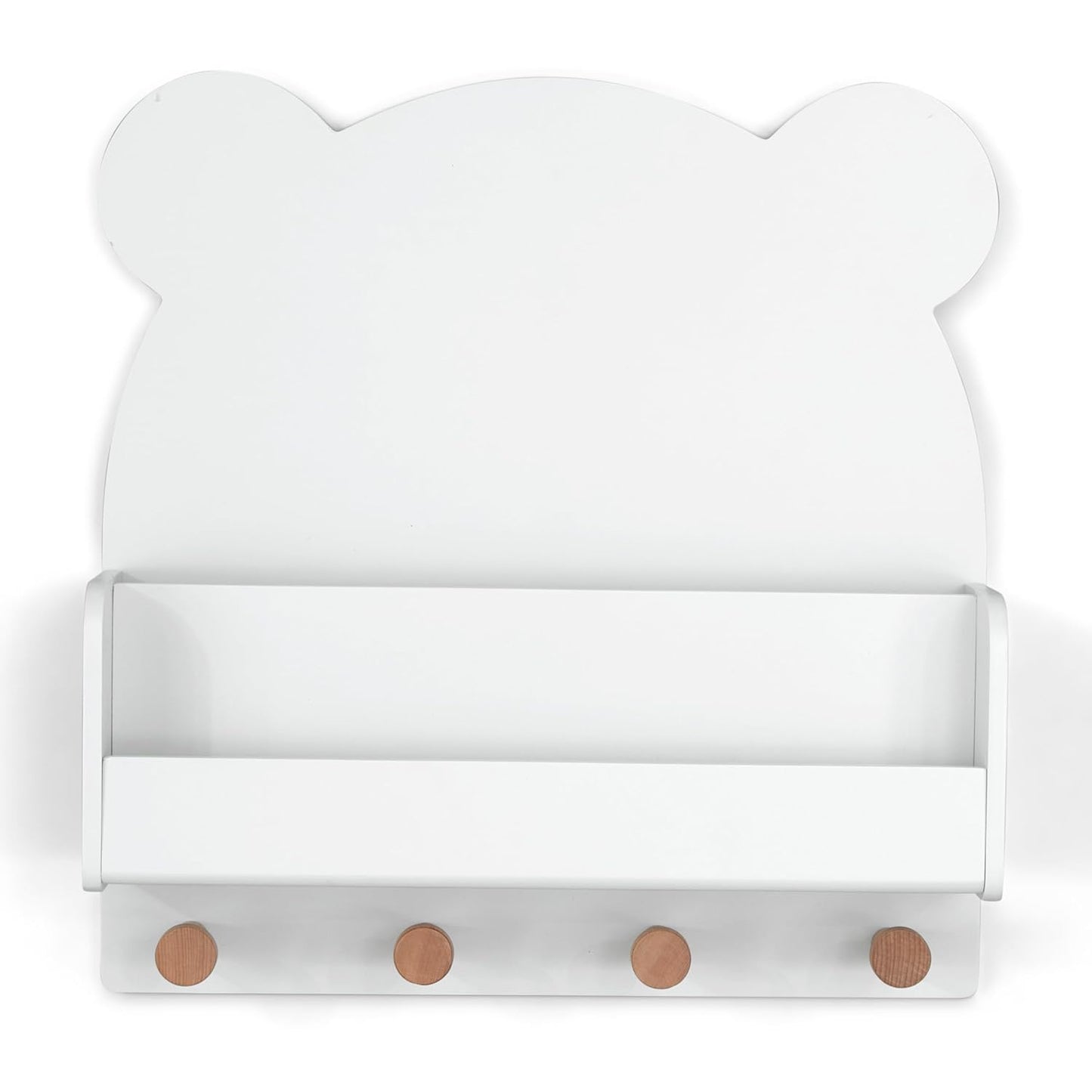 babyGap by Delta Children Brannan Bear Wall Shelf with 4 Hooks