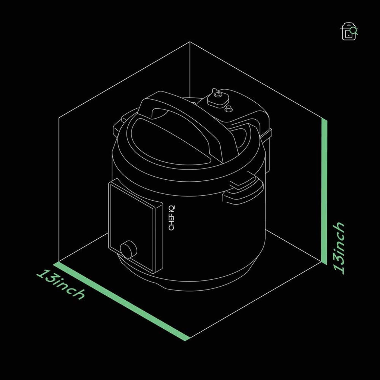 Chefman 6-Quart Touchscreen Pressure Cooker