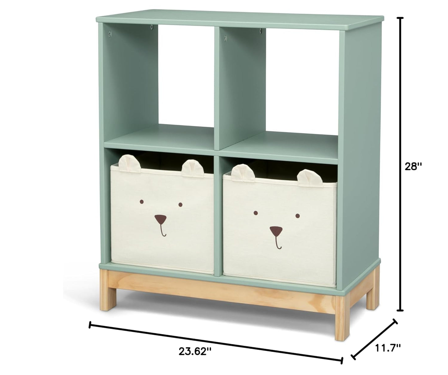 babyGap by Delta Children Brannan Bear Bookcase with Bins