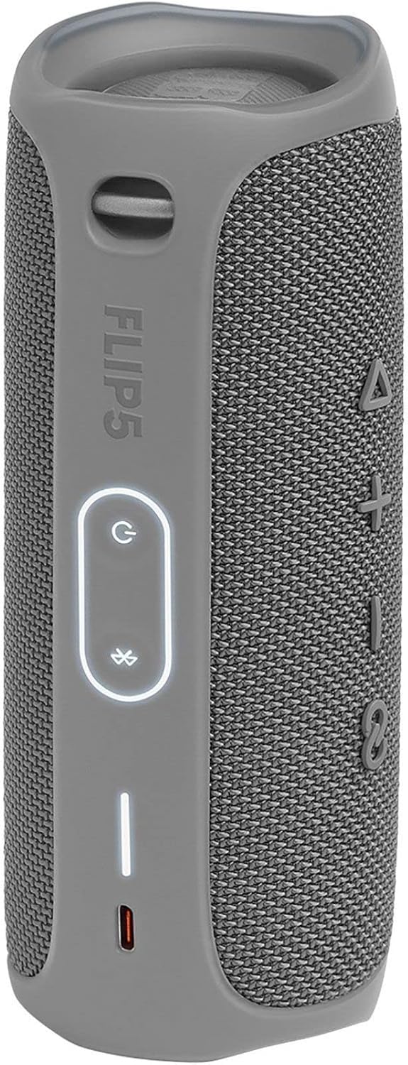 JBL Flip 5 Waterproof Bluetooth Speaker (Grey Stone)