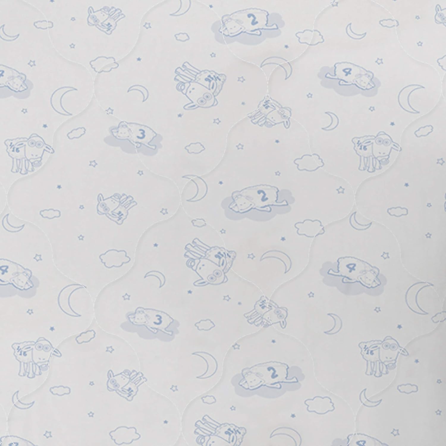 Delta Children PerfectSleeper Deluxe Crib Mattress Pad - 2 Pack - 1White