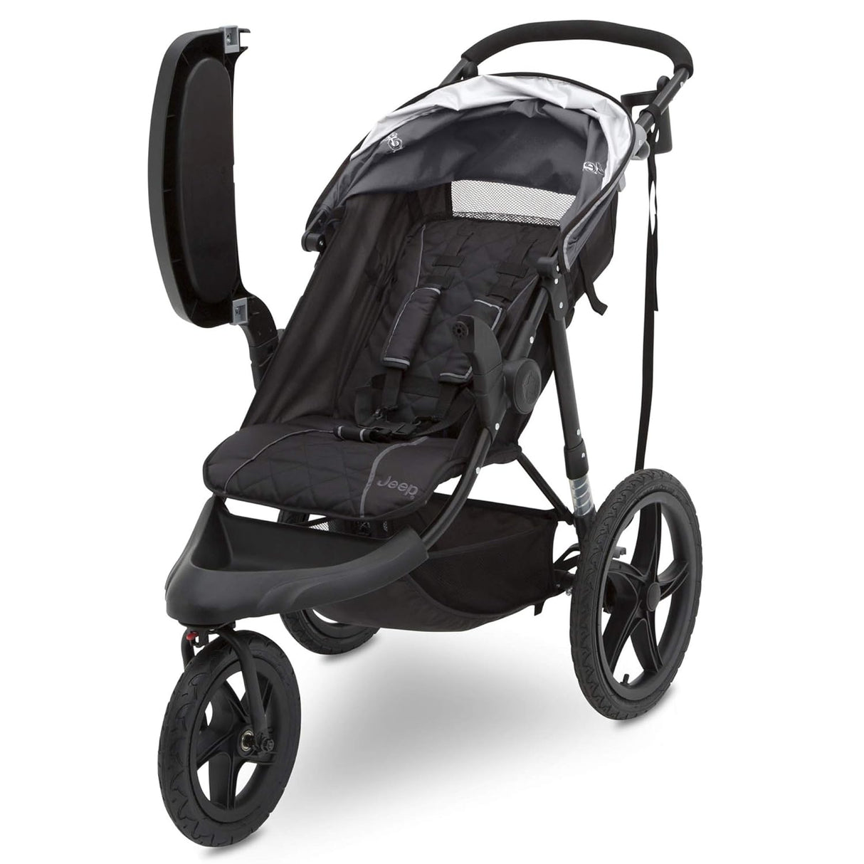 Delta Children Jeep Classic Jogging Stroller, Grey