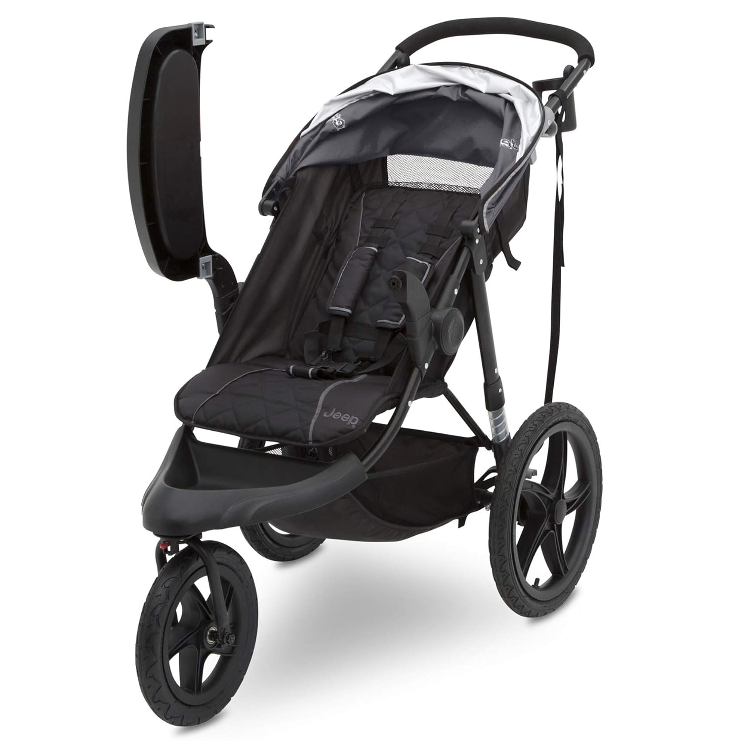 Delta Children Jeep Classic Jogging Stroller, Grey
