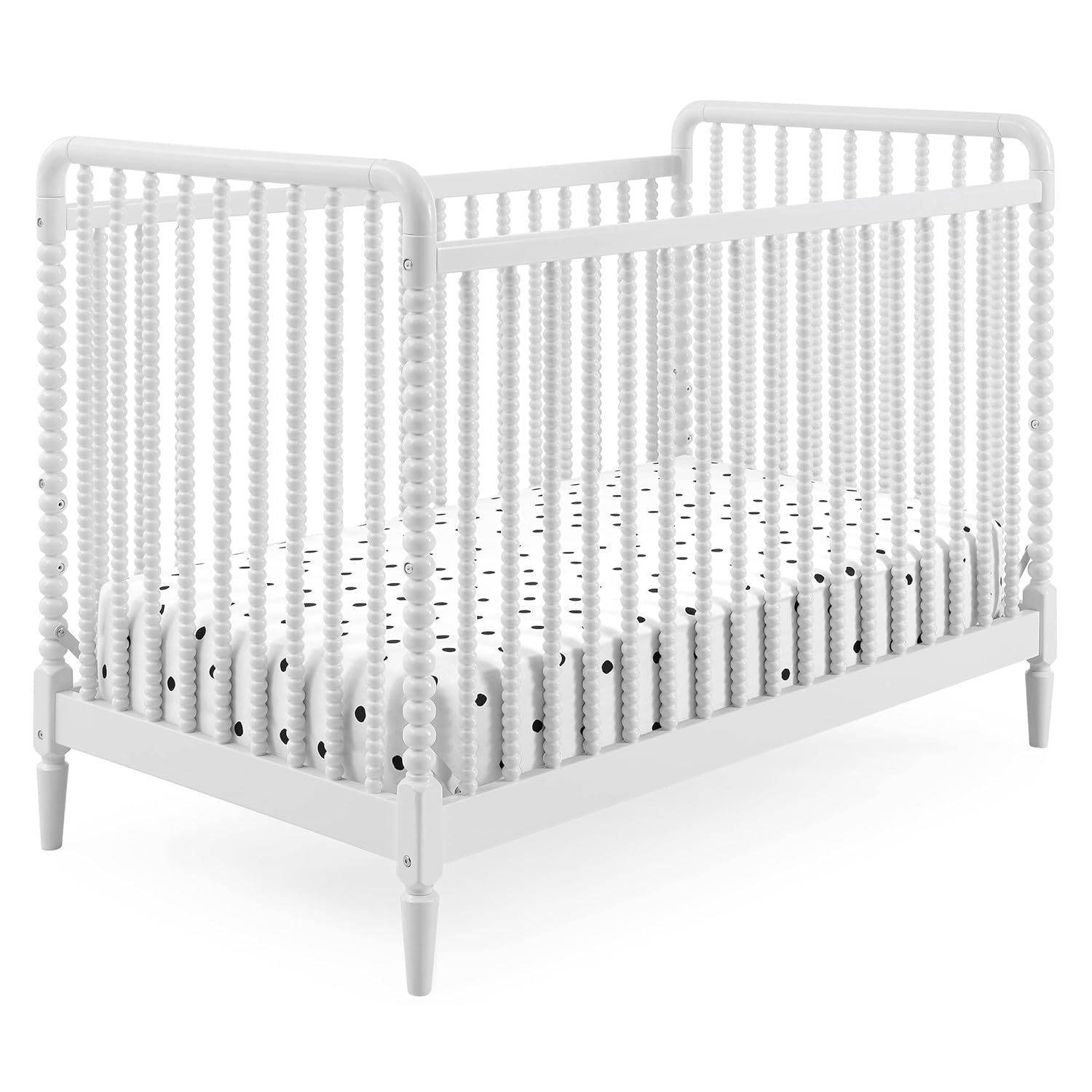 Delta Children Saint 4-in-1 Convertible Crib Includes Conversion Rails Greenguard Gold  White