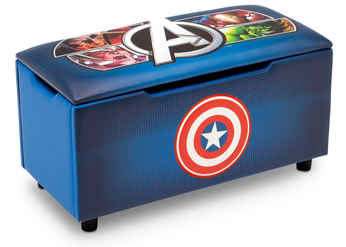 Delta Children Avengers Upholstered Storage Bench for Kids