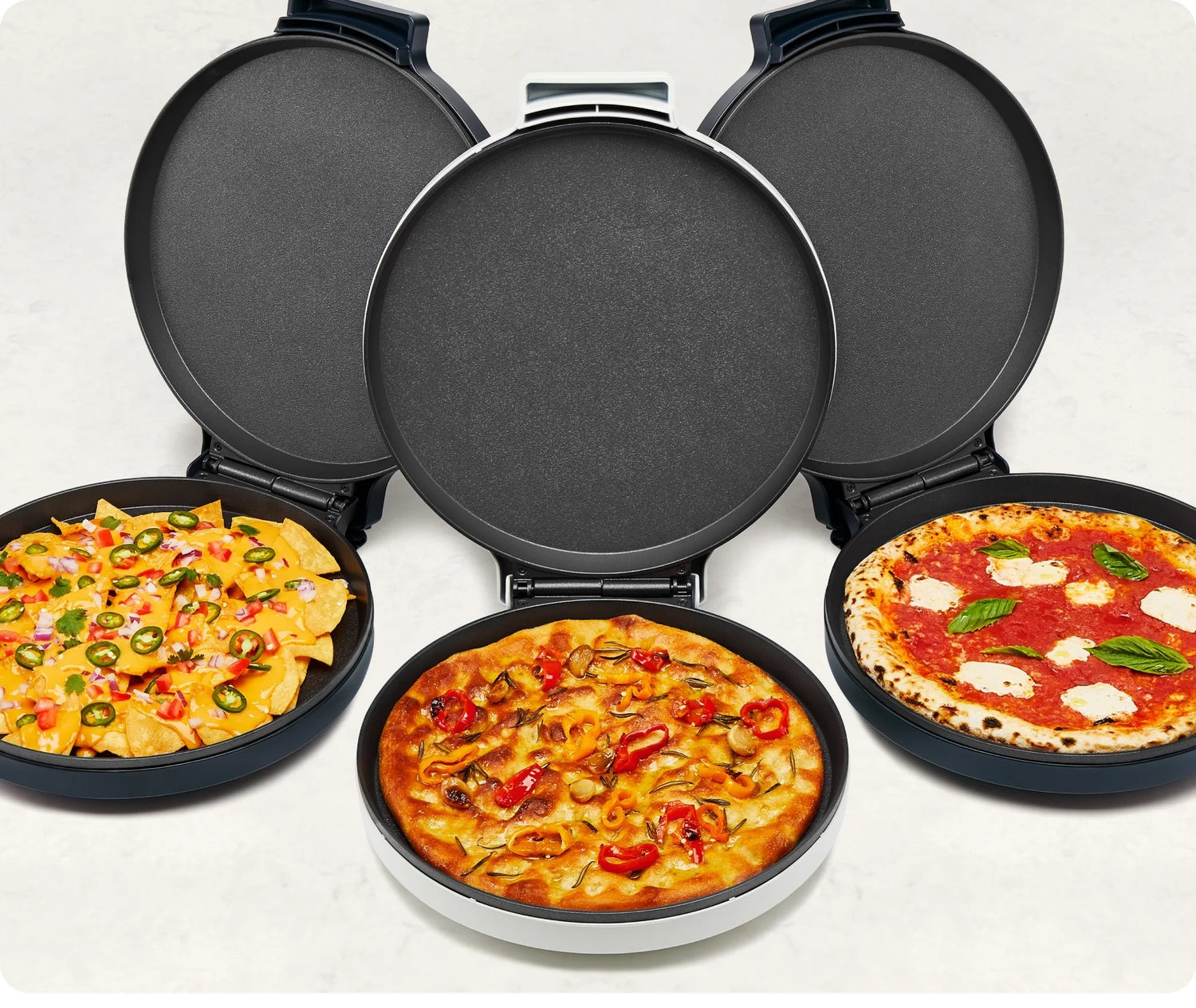 Chefman Everything Maker 12” Countertop Electric Pizza Oven - Midnight