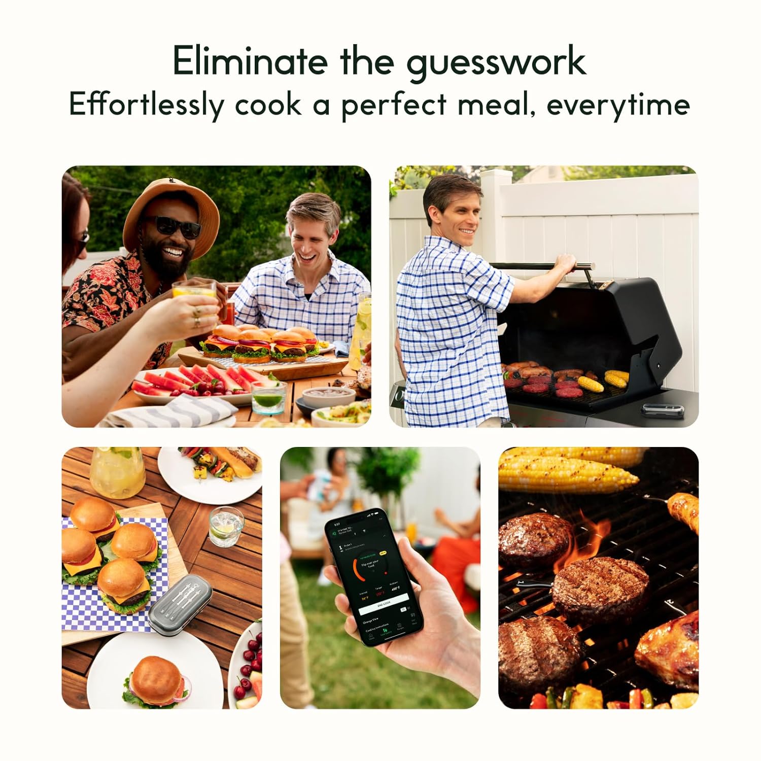 Chefman CHEF iQ Smart Thermometer & Hub (3 Probe Set)