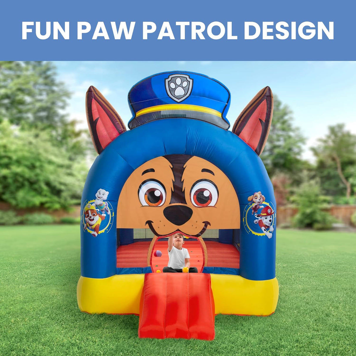 PAW Patrol Inflatable Bounce House for Kids by Delta Children
