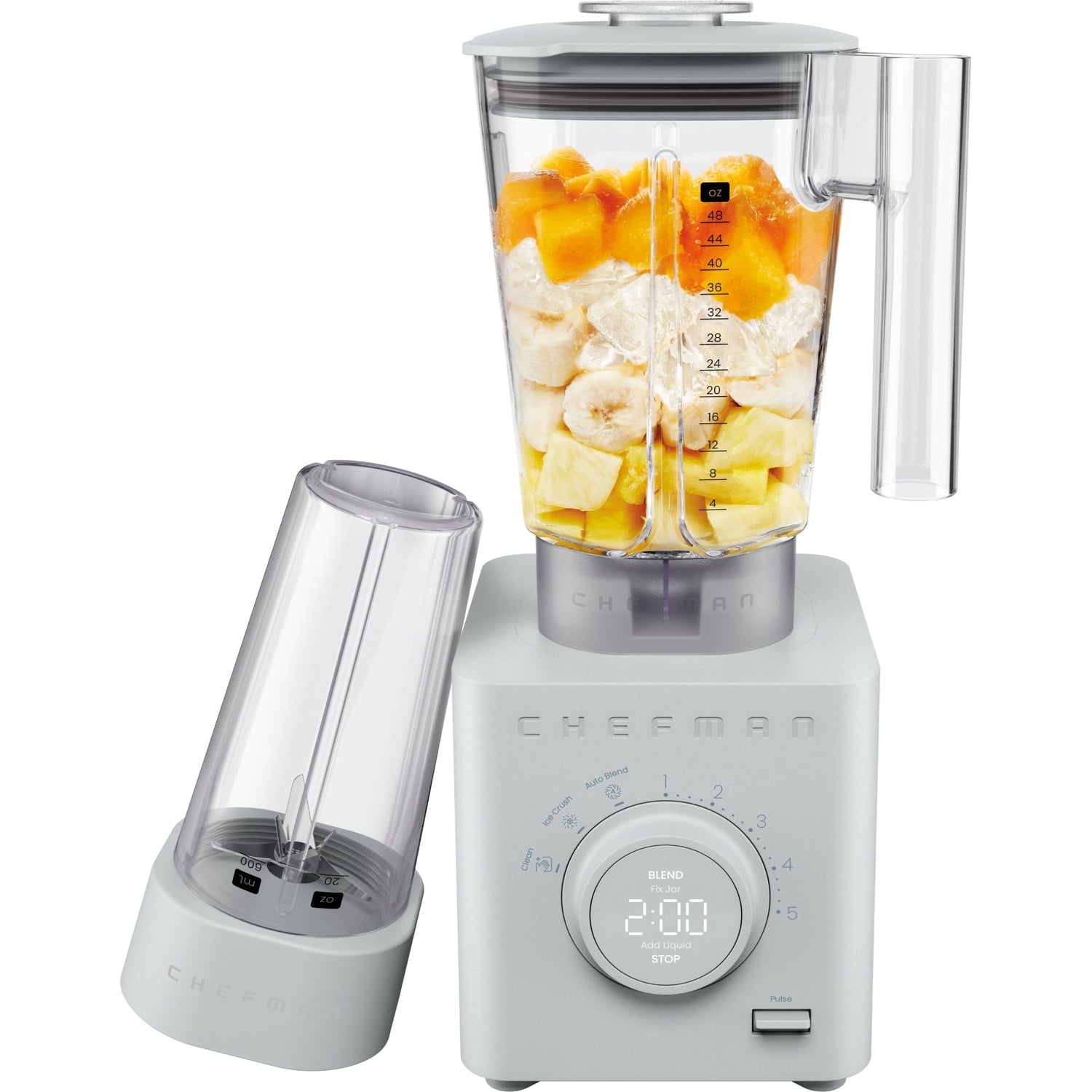 Chefman Obliterator 48 oz. High-Speed Blender with Travel Jar