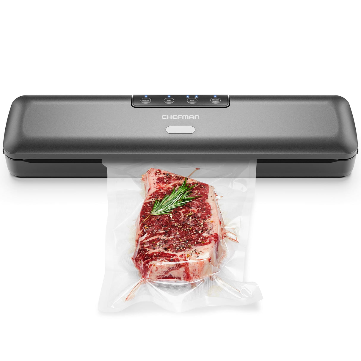 Chefman Vacuum Sealer Machine, Ideal for Sous Vide and Storage, Vacuum Sealer Bags Included