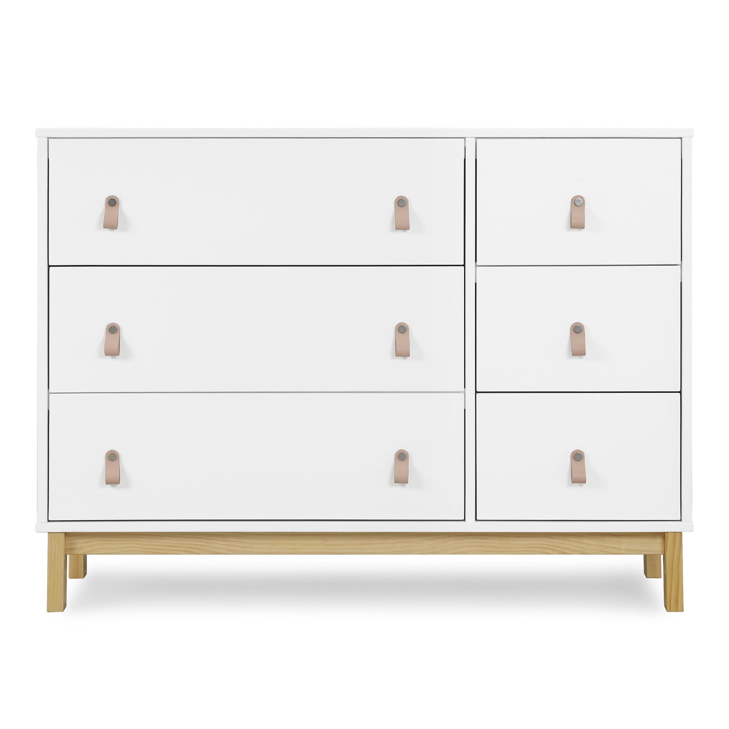 babyGap by Delta Children Legacy 6 Drawer Dresser, Bianca White/Natural