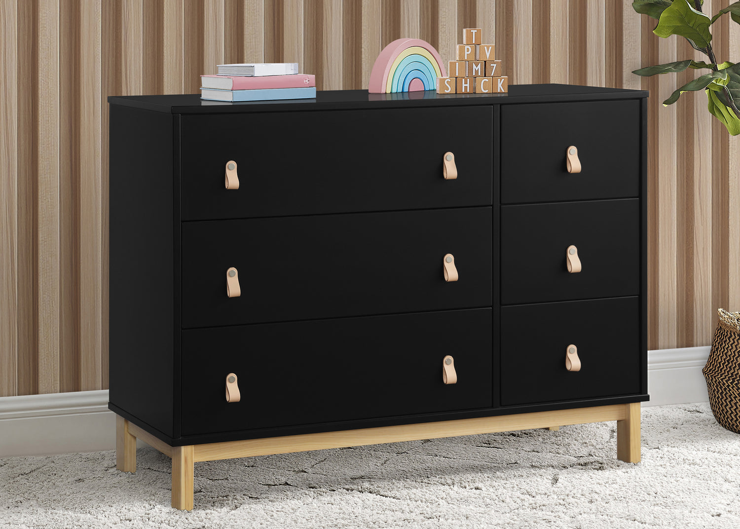 babyGap by Delta Children Legacy 6 Drawer Dresser , Ebony/Natural