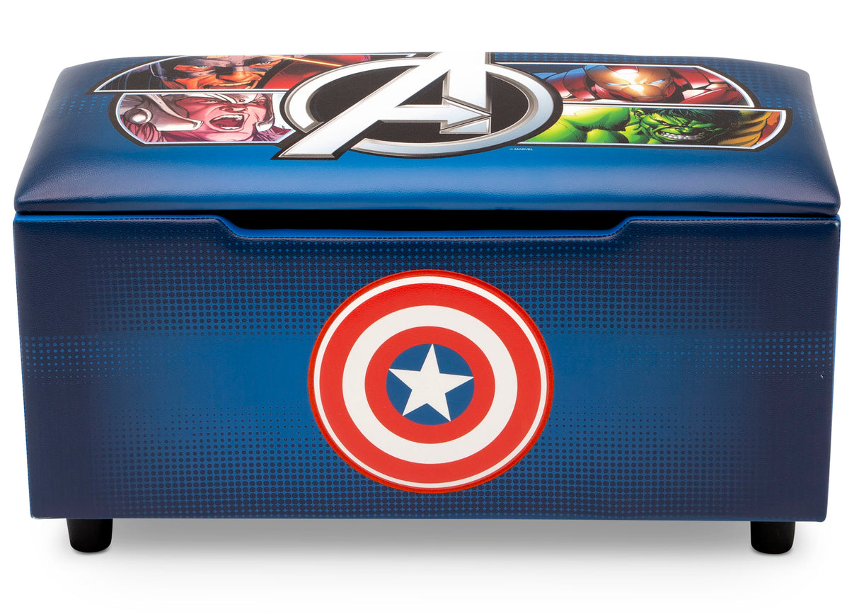 Delta Children Avengers Upholstered Storage Bench for Kids