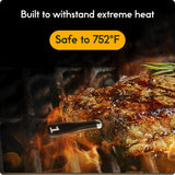 Chefman Chef iQ Sense Smart Wireless Ultra-Thin Meat Thermometer, Unlimited Range, Bluetooth & Wifi, - 1 Probe Set with Smart Hub