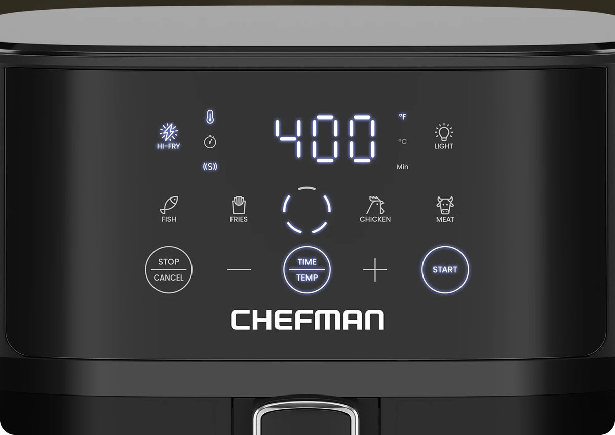Chefman TurboFry Touch 6 Quart Easy-View Air Fryer