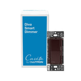 Lutron Caseta Smart Lighting Diva Smart Dimmer Switch for LED Bulbs, Works w/ Alexa, Apple Homekit, Google Home (Hub Required), No Neutral Required, 150W Single-Pole/3-Way, DVRF-6L-BR, Brown