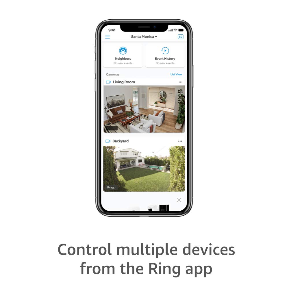 Ring Stick Up Cam Battery HD security camera Black