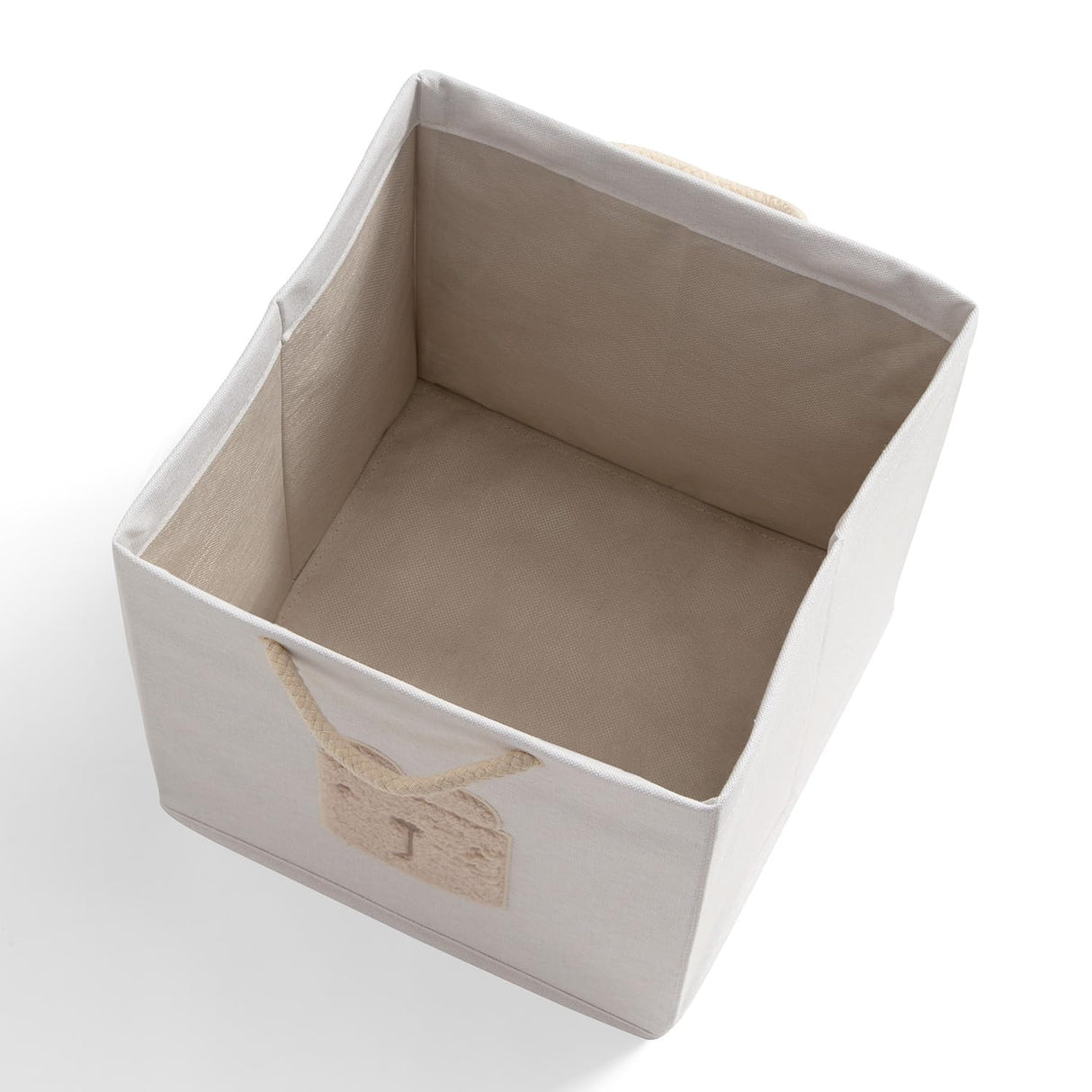 Delta Children 4-Pack Brannan Bear Fabric Storage Bins with Handles, Tan