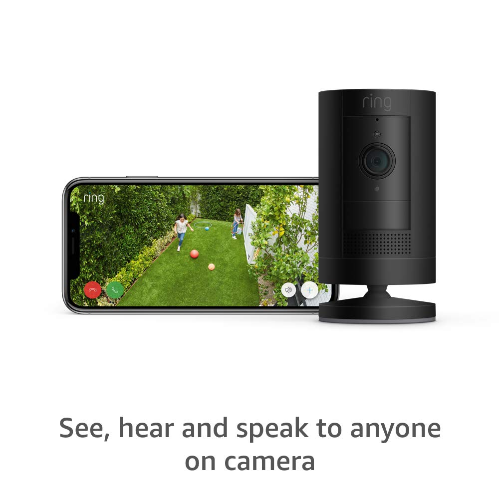 Ring Stick Up Cam Battery HD security camera Black