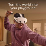 Meta Quest 3S 128GB - Get Batman: Arkham Shadow and a 3-Month Trial of Meta Quest+ Included — All-In-One Headset - White