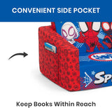 Marvel Spidey and His Amazing Friends Cozee Flip-Out Chair Convertible Chair to Lounger for Kids
