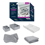 Delta Children 7-Piece Essential Changing Table Set -Grey
