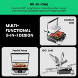 Chefman 5-in-1 Panini Press Grill