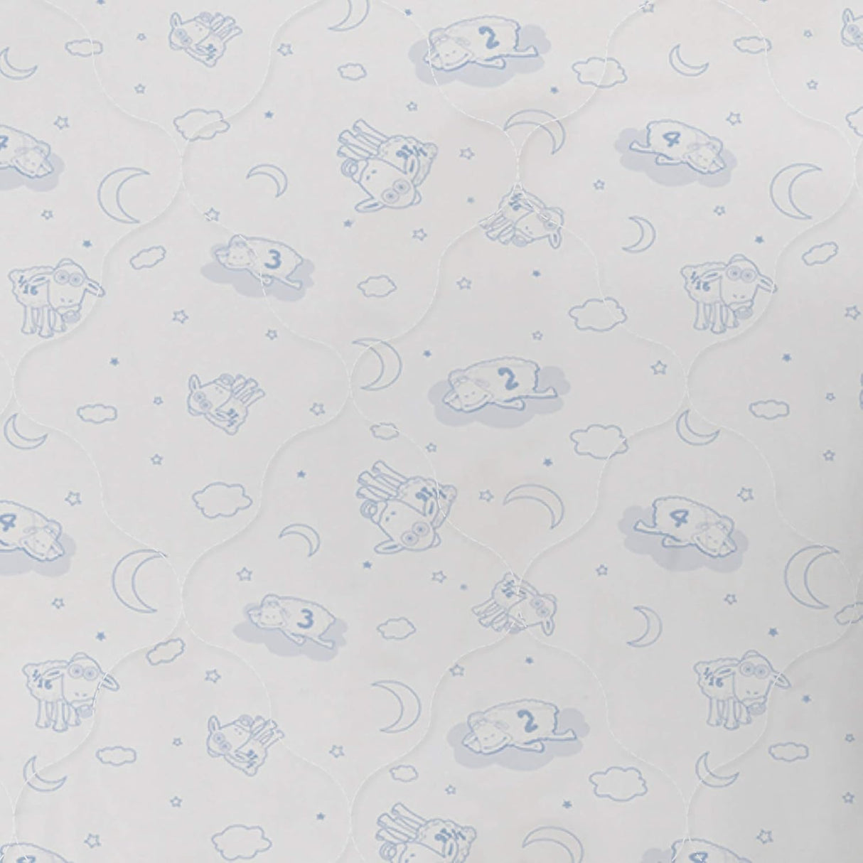 Delta Children PerfectSleeper Deluxe Crib Mattress Pad - 2 Pack - 1White