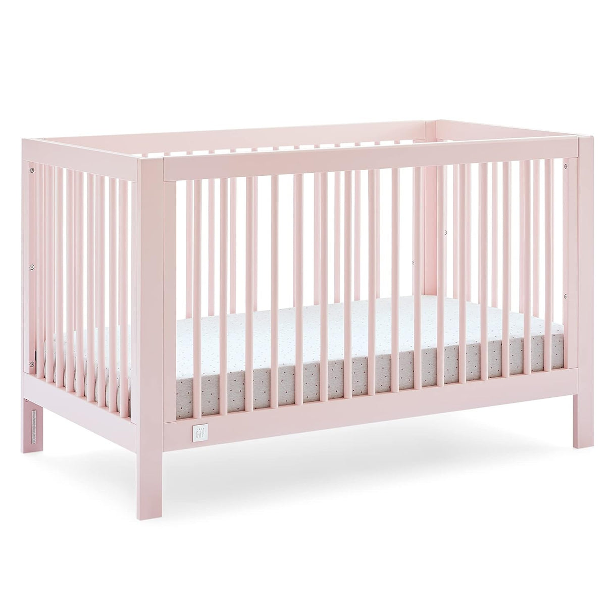Delta Children babyGap Charlie 6-in-1 Convertible Crib - Greenguard Gold Certified, Blush Pink