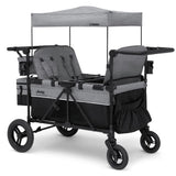 Jeep Wrangler Deluxe 4 Seater Stroller Wagon by Delta Children, Grey