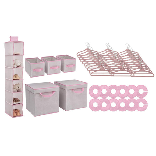 Delta Children 48 Piece Nursery Storage Set