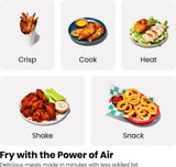 Chefman TurboFry Touch 6-Quart Dual Window Air Fryer