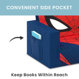 Delta Children Spider-Man Cozee Flip-Out Sofa - 2-in-1 Convertible Sofa to Lounger for Kids