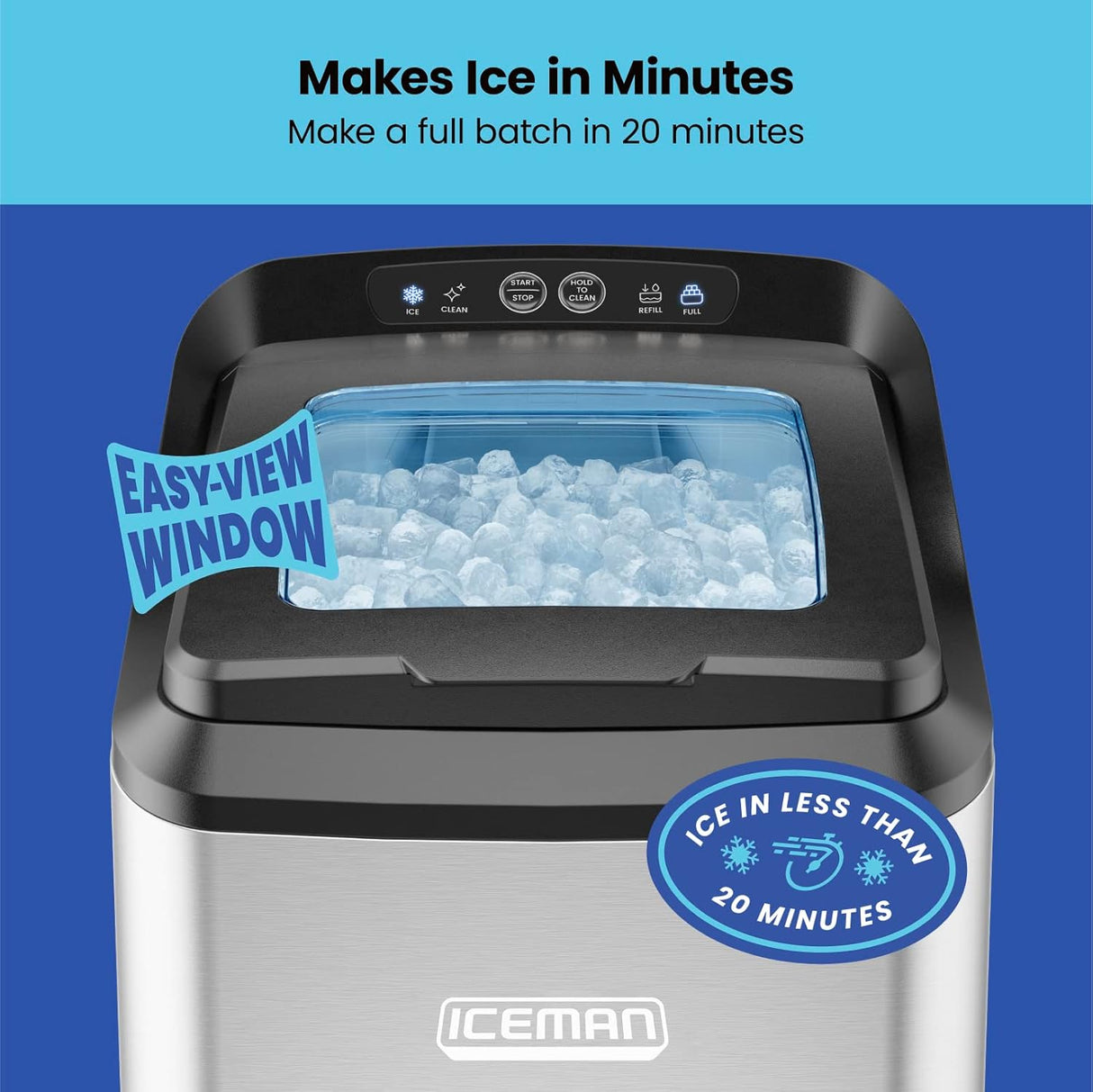 Chefman The Pebble  Ice Machine