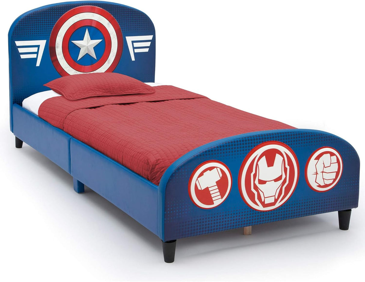 Delta Children Avengers Upholstered Twin Bed