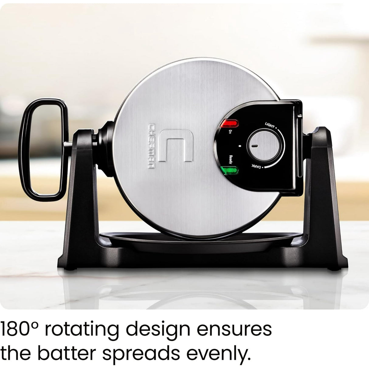 Chefman Belgian-Style Rotating Waffle Maker