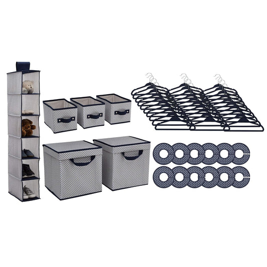 Delta Children 48 Piece Nursery Storage Set