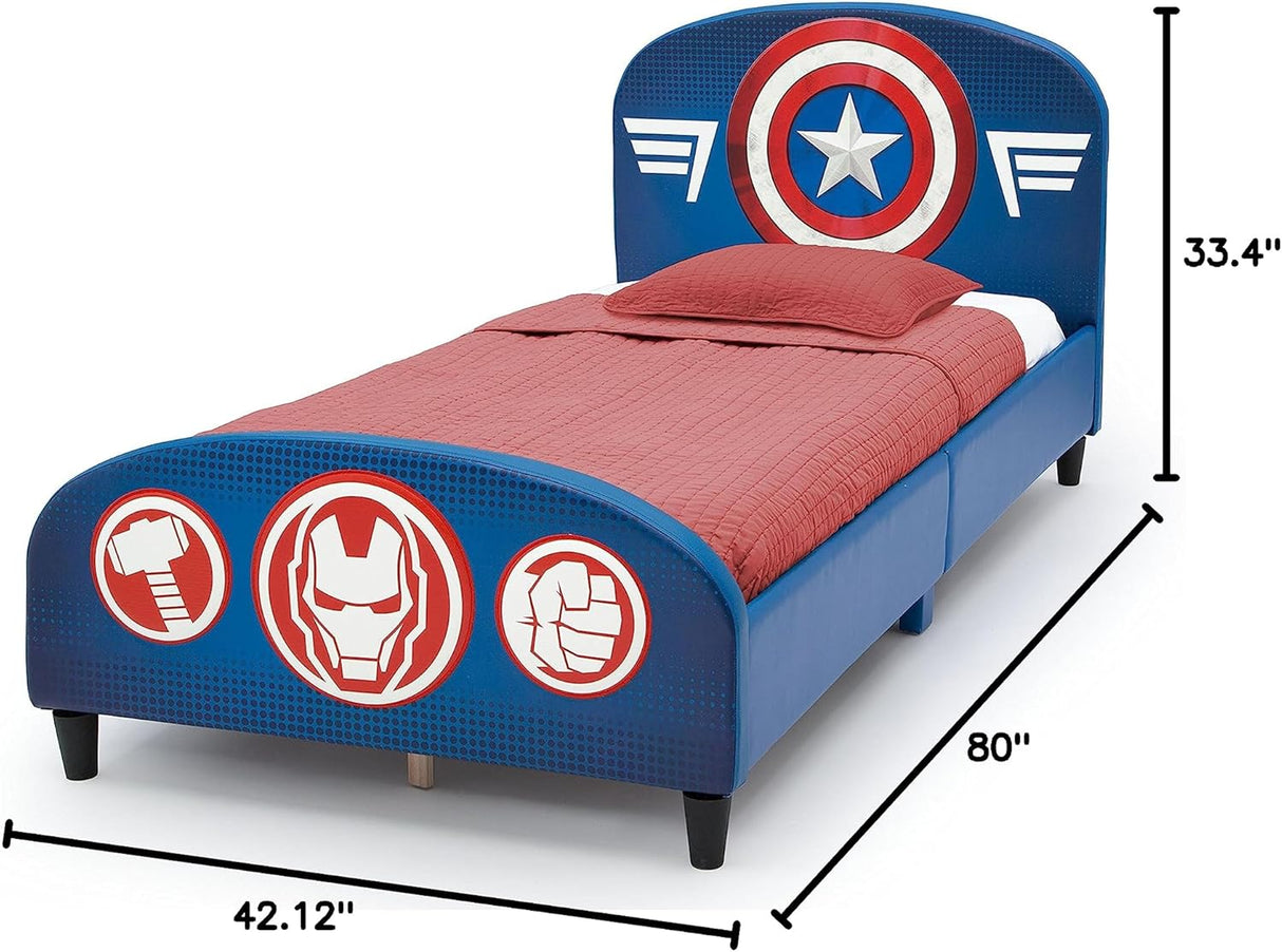 Delta Children Avengers Upholstered Twin Bed