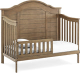 Delta Children Simmons Kids Asher 6-in-1 Convertible Crib with Toddler Rail, Rustic Acorn
