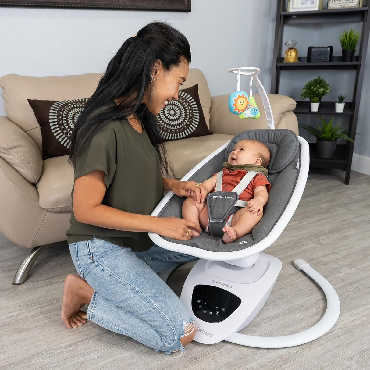 Baby Trend NuMotion Infinity Swing - Dash Grey