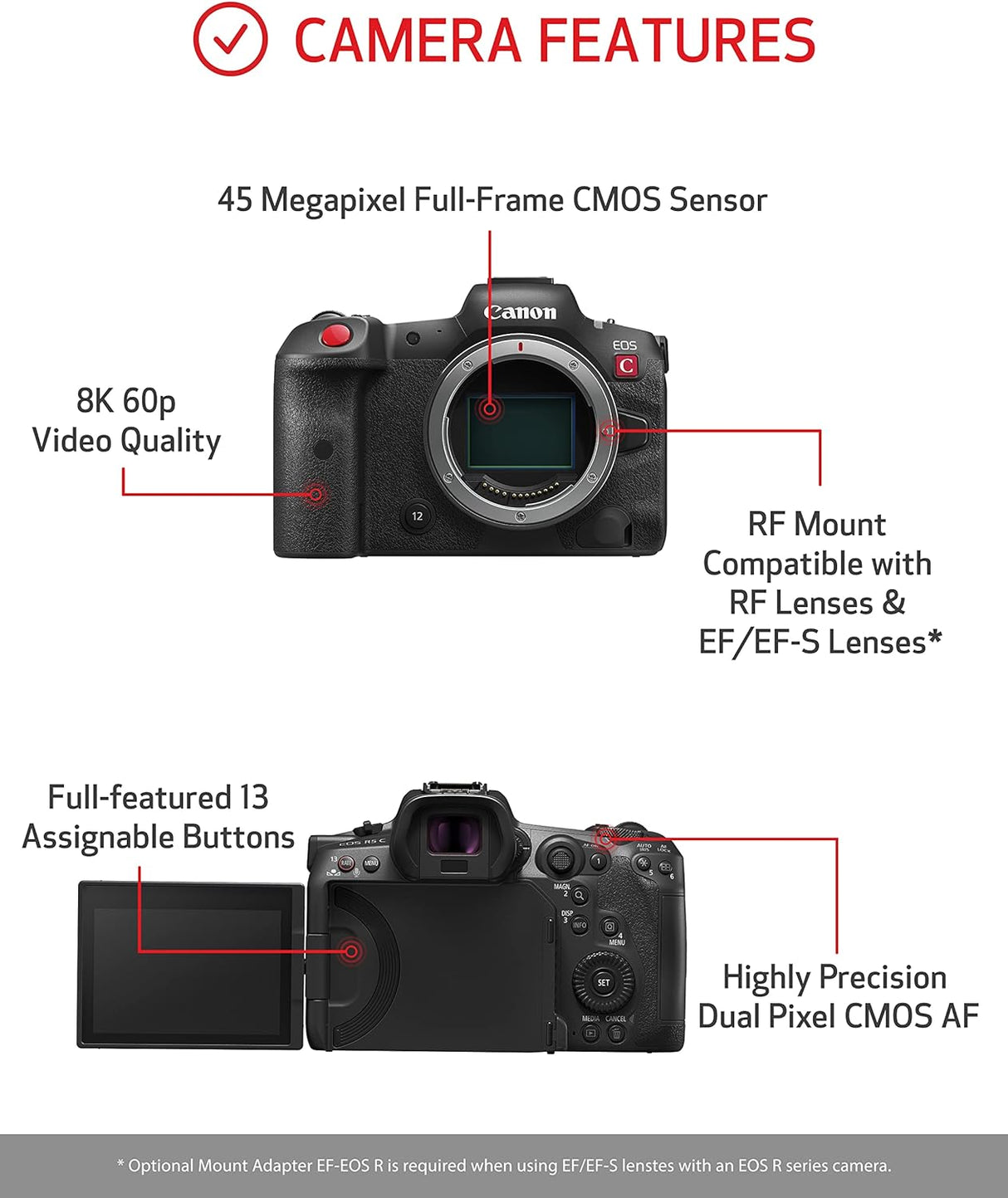 Canon EOS R5C Body