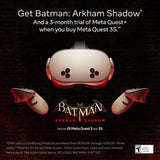 Meta Quest 3S 128GB - Get Batman: Arkham Shadow and a 3-Month Trial of Meta Quest+ Included — All-In-One Headset - White