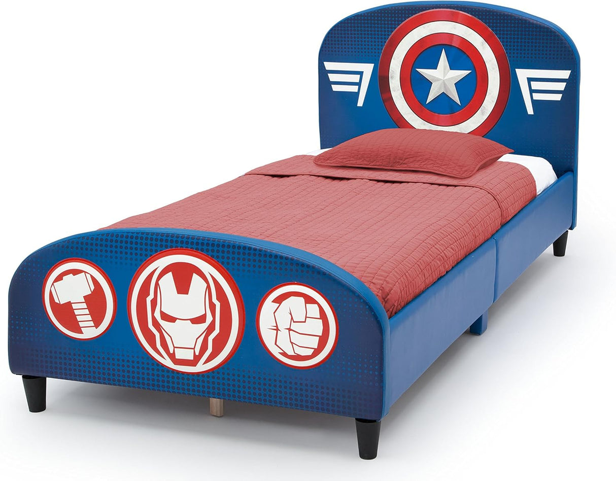 Delta Children Avengers Upholstered Twin Bed