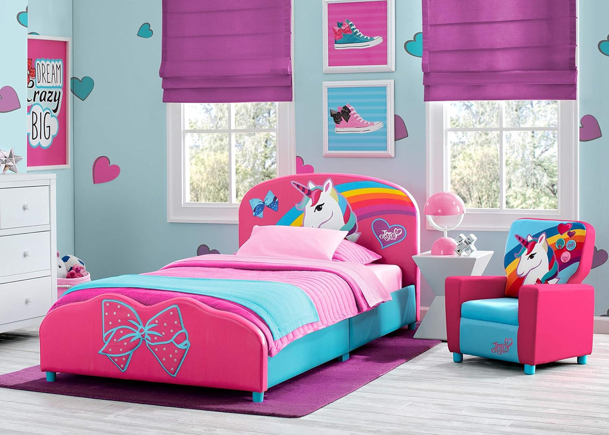 Delta Children JoJo Siwa Upholstered Twin Bed