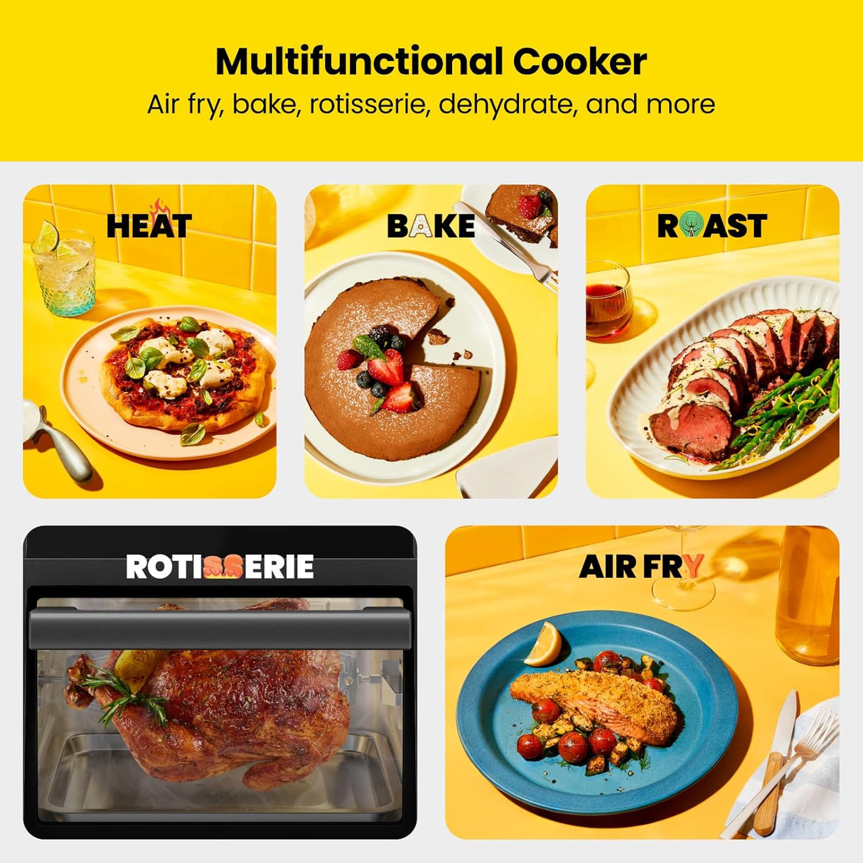 Chefman ExacTemp 12-Qt Multifunctional Digital Air Fryer Oven+