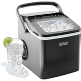Chefman Dual-Size Countertop Bullet Ice Machine w/ 0.88lb Capacity - Black