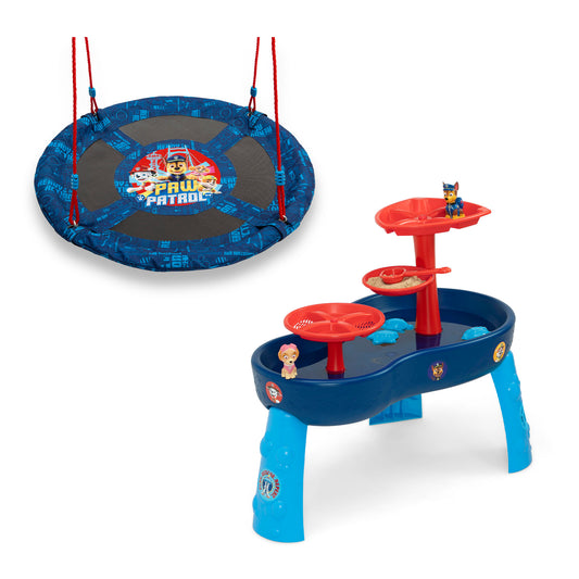 Outdoor Paw Patrol  Water Table, 40-Inch Saucer Swing