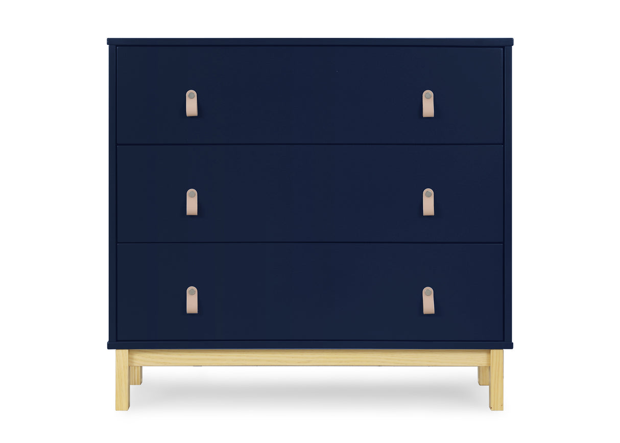 babyGap by Delta Children Legacy 3 Drawer Dresser, Navy/Natural